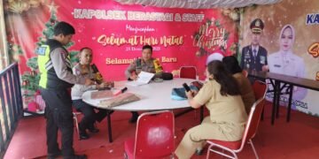 Kabag Ops Polres Karo Tinjau Kesiapan Pos Pam dan Jalur Perbatasan Ops Lilin Toba 2025