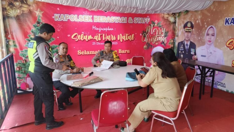 Kabag Ops Polres Karo Tinjau Kesiapan Pos Pam dan Jalur Perbatasan Ops Lilin Toba 2025