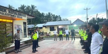 Polsek Kutalimbaru Gelar Apel Ops Lilin Toba 2025, Siap Amankan Natal dan Tahun Baru