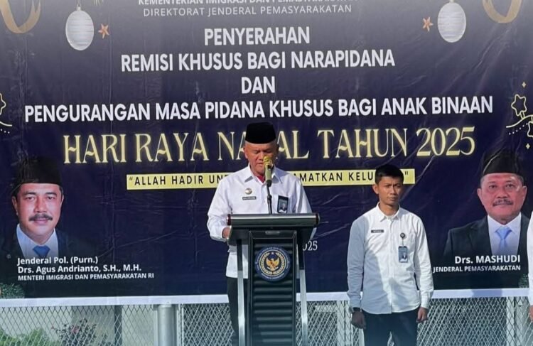 Natal 2025, 202 WBP Rutan Kabanjahe Terima Remisi, Dua Langsung Bebas