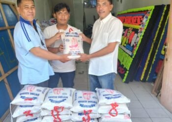 Tim Relawan Palito dan Tim Rumah Aspirasi Maruli Siahaan Menyalurkan Bantuan Sosial