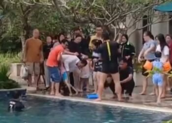 Dua Bocah Kembar Tewas Tenggelam di Kolam Renang Citraland