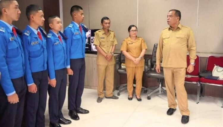 Terima Audiensi Siswa SMA Taruna Nusantara, Bupati Karo Berikan Pesan Motivasi