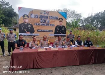 Gelar Rilis Akhir Tahun 2025, Polres Langkat Capaian Kinerja Disampaikan Secara Transparan