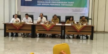 Perumda Tirtanadi Sosialisasi Penyesuaian Tarif Air, Ardian Surbakti: Demi Pelayanan Air Minum yang Aman dan Layak