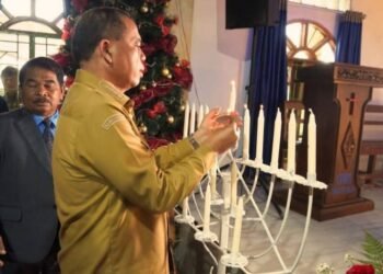 Hadiri Perayaan Natal GWI Kristus Raja Sumbul Kabanjahe, Bupati Sampaikan Ini