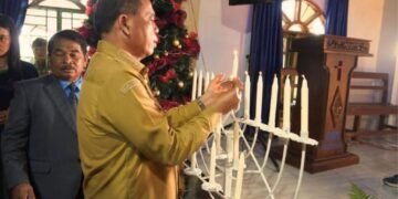 Hadiri Perayaan Natal GWI Kristus Raja Sumbul Kabanjahe, Bupati Sampaikan Ini