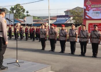 Tiga Kasat dan Satu Kapolsek di Jajaran Polresta Deli Serdang Resmi Diganti
