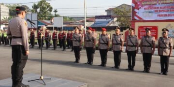 Tiga Kasat dan Satu Kapolsek di Jajaran Polresta Deli Serdang Resmi Diganti