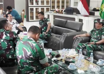 Bupati Palas Sambut Kunjungan Silaturahmi Dandim 0212/Tapanuli Selatan