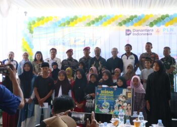 UBP Pangkalan Susu Rayakan Hari Jadi yang KE 12 Tahun dengan Kasih Sayang Bersama Anak Yatim dan Perangkat Desa