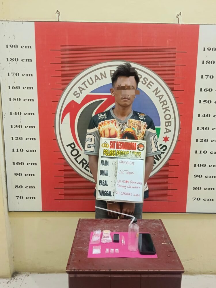 Satresnarkoba Polres Palas Amankan Tersangka Pengedar Sabu Lintas Provinsi