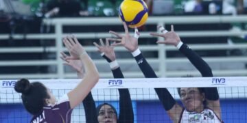 Dibantai 3 Set Langsung, Medan Falcons Tak Berdaya Hadapi Bandung bjb Tandamata