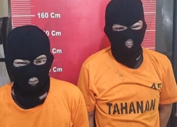 Polsek Medan Baru Amankan 2 Pelaku Pelaku Pencurian Sparepart Sepeda Motor 