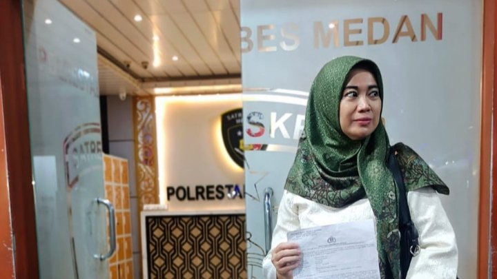 Alami KDRT, Ketua Srikandi GIAN Laporkan Suami ke Polrestabes Medan