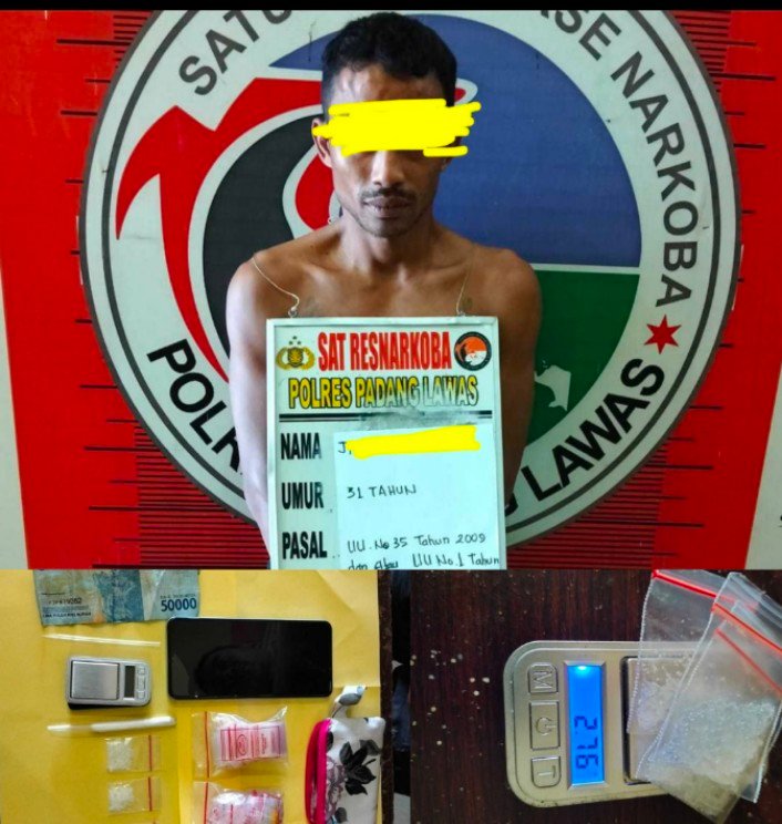 Satresnarkoba Polres Palas Ungkap Kasus Narkotika, Seorang Wiraswasta Diamankan dengan Barang Buktinya