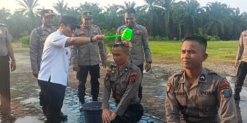 Tradisi Penyambutan Bintara Remaja Tahun 2026, Wakapolres Pimpin Apel Di Halaman Mapolres Padang Lawas