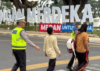 Dirlantas Polda Sumut Cek Sejumlah Titik Padat Lalin di Medan