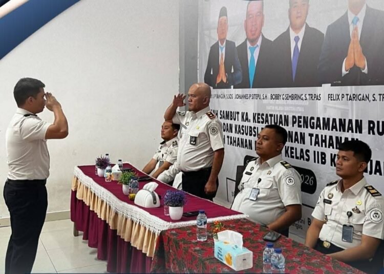 Rutan Kabanjahe Gelar Pisah Sambut Ka.KPR dan Kasubsi Pelayanan Tahanan