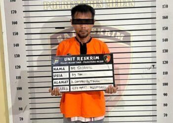 Curi Aki Mobil, Pria Warga Sampali Ditangkap Polsek Medan Timur