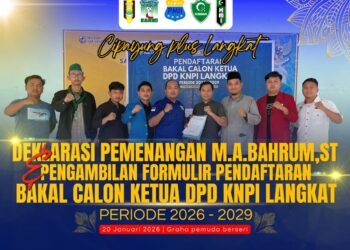 Nama Muhammad Bahrum Menguat sebagai Calon Ketua KNPI Langkat 2026–2029