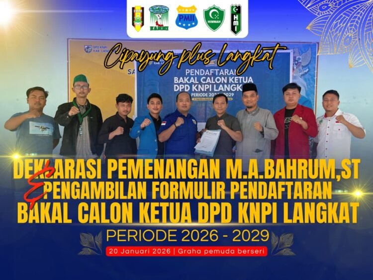 Nama Muhammad Bahrum Menguat sebagai Calon Ketua KNPI Langkat 2026–2029