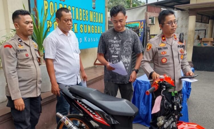 Modus Kenalan, Warga Stabat Larikan Motor Lima Wanita