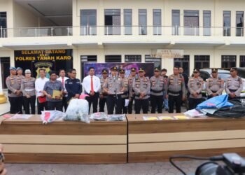 Curanmor Dominasi Kriminalitas, Polres Karo Paparkan Kinerja 2025 hingga Awal 2026