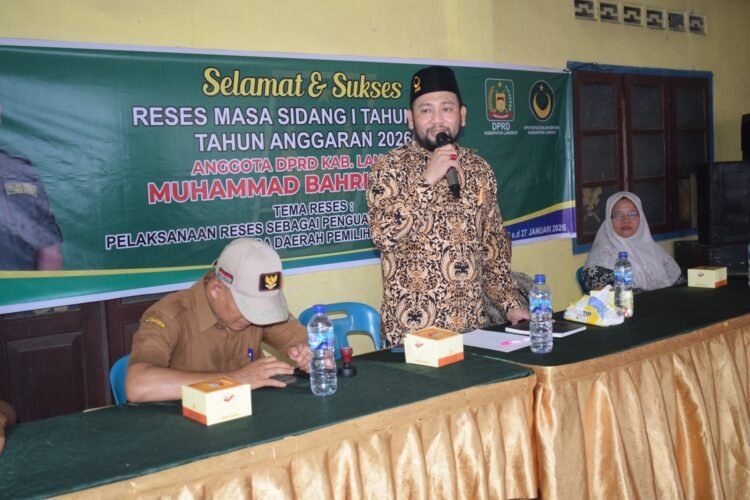 Reses di Desa Ara Condong, Bahri Tegaskan Tak Akan Melupakan Kampung Halamannya