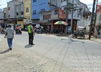 Polres Langkat Amankan Kunjungan Kerja Menteri Imigrasi dan Pemasyarakatan RI di Langkat