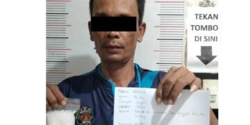 Unit Reskrim Polsek Medan Helvetia Amankan Pengedar Sabu di Jalan Klambir V