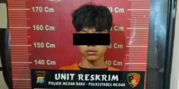 Unit Reskrim Polsek Medan Baru Amankan Pelaku Pencurian Sepeda Motor