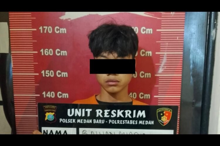 Unit Reskrim Polsek Medan Baru Amankan Pelaku Pencurian Sepeda Motor