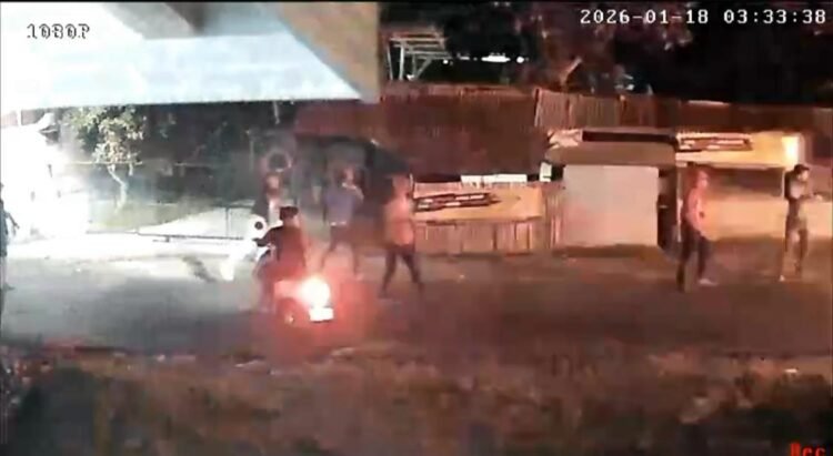 Aksi Tawuran Geng Motor Kembali Berulah di Hamparan Perak