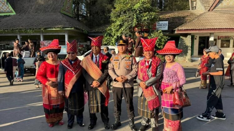 Hadiri Pentahbisan Imam Baru Ordo Kapusin, Kapolres Karo Pastikan Acara Kondusif