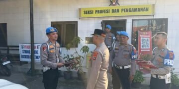 Kapolres Tanah Karo Tekankan Sipropam Tegas Tegakkan Disiplin Personel
