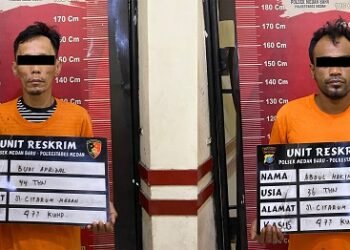 Unit Reskrim Polsek Medan Baru Amankan Dua Pelaku Pencurian Rumah