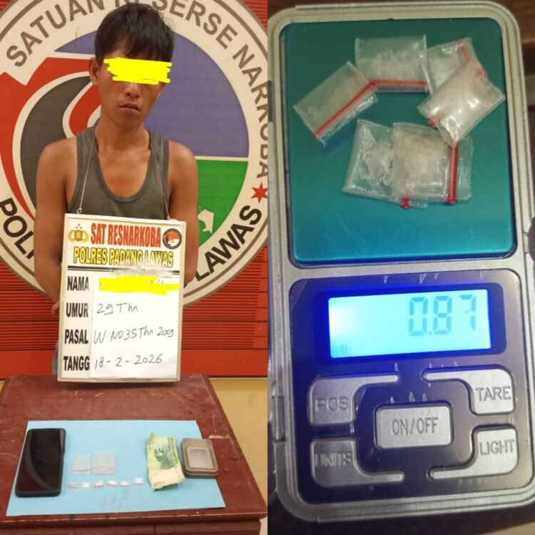 Jelang Bulan Puasa, Satresnarkoba Polres Palas Amankan Terduga Pengedar Sabu-Sabu di Hutaraja Tinggi