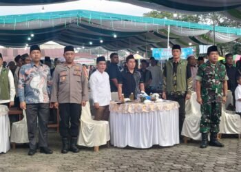 Polres Palas Hadiri Pembukaan Ramdhan Fair 1 Tahun 2026 di Lapangan Merdeka Sibuhuan
