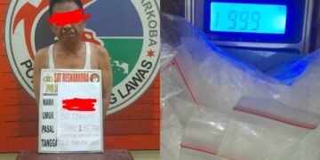 Sering Transaksi dan Konsumsi Narkoba Didalam Rumah, seorang Pengedar Sabu di Barumun Diringkus Polisi