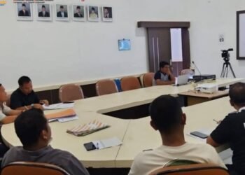 Pemkab Palas Ikuti Rapat Kunjungan Gubsu Ke Kabupaten Palas Dalam Rangka Safari Ramadhan Tingkat Provsu