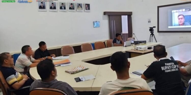 Pemkab Palas Ikuti Rapat Kunjungan Gubsu Ke Kabupaten Palas Dalam Rangka Safari Ramadhan Tingkat Provsu