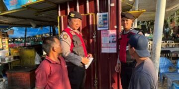 Sat Samapta Polres Langkat Gelar Patroli Blue Light dan Sosialisasi Call Center 110