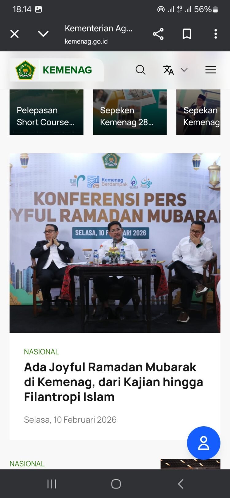 Kemenag Luncurkan Joyful Ramadan Mubarak, dari Sakinah Funwalk Hingga Filantropi Islam