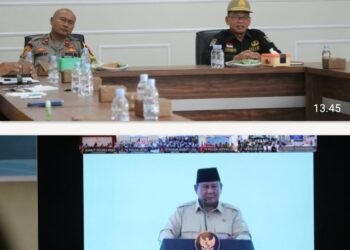 Sekda Pakpak Bharat Ikuti Peresmian 1.179 SPPG Polri Melalu Aplikasi Virtual Zoom Miting