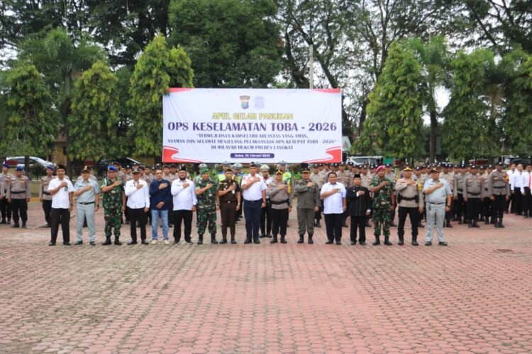 Polres Langkat Gelar Apel Operasi Keselamatan Toba 2026, Perkuat Sinergi Wujudkan Lalu Lintas Aman dan Berkeselamatan