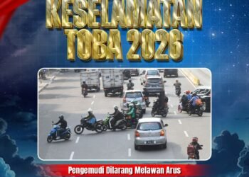 Ops Keselamatan, Sat Lantas Polres Tanah Karo Tegaskan Larangan Melawan Arus