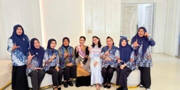 Ketua TP PKK Langkat Dukung Ratu Morayya di Ajang Puteri Pelajar Riau 2026