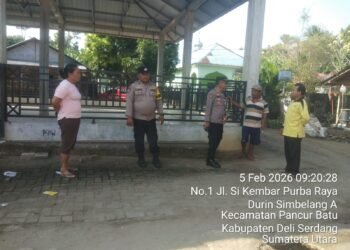 Waka Polsek Pancur Batu Pimpin Patroli Dialogis di Dua Kecamatan