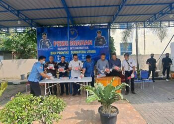 Sebulan, BNN Sumut Ungkap 12 Kasus, Ratusan Ribu Anak Bangsa Terselamatkan
